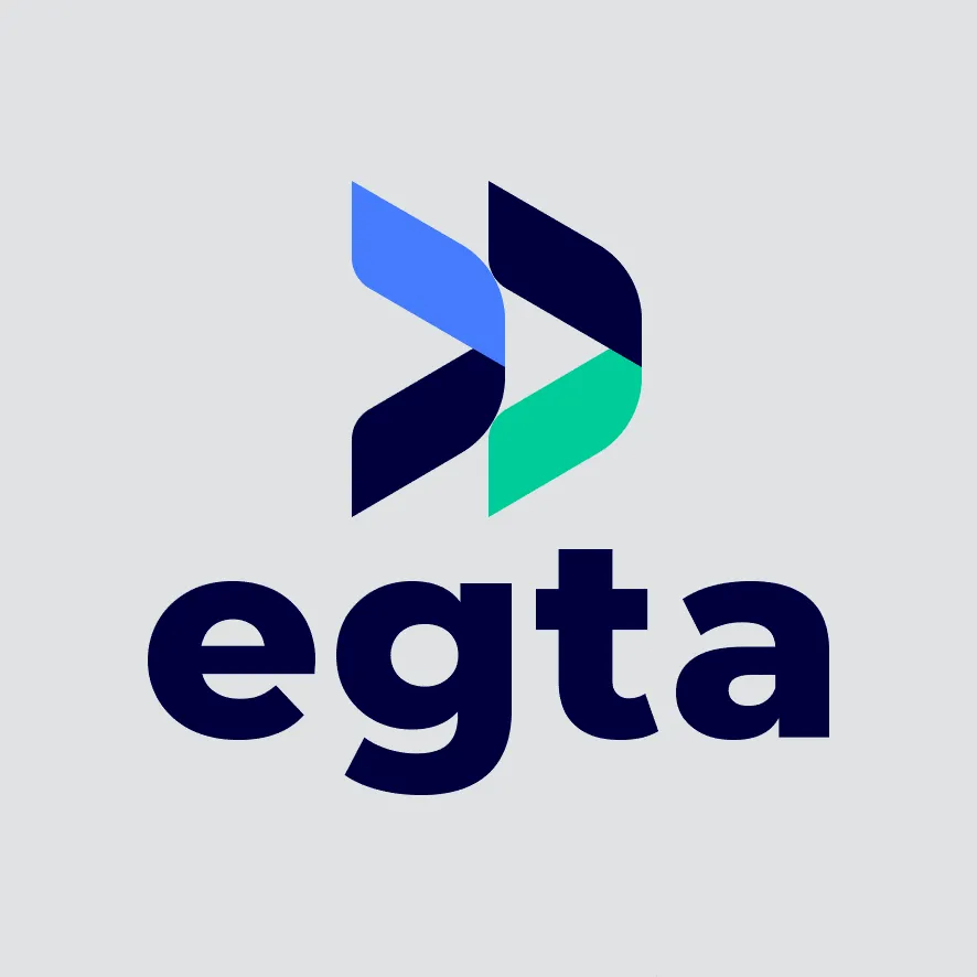 Freigestellte Logografik von egta